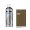 Spray Flame Blue 400ml, Khaki Grey